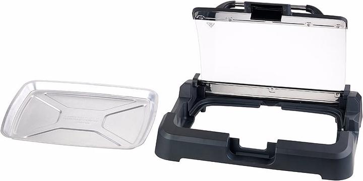 Image du produit Rosenstein & Söhne Gril de table XL avec couvercle en verre et plaque de gril en céramique