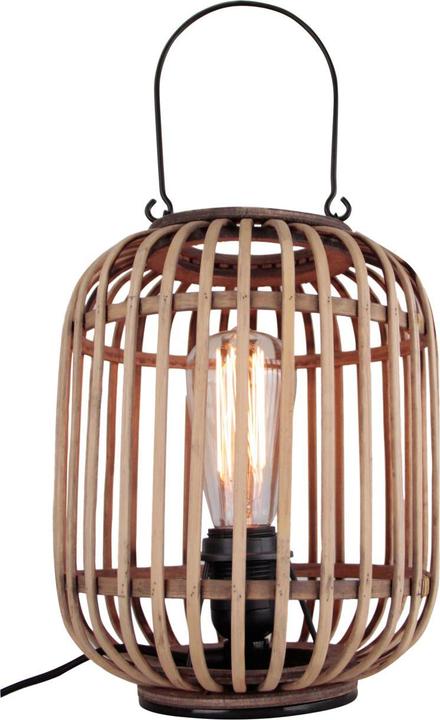 Actual product image Brilliant Woodrow E27 TL Tischleuchte mit Tragegriff (E27)