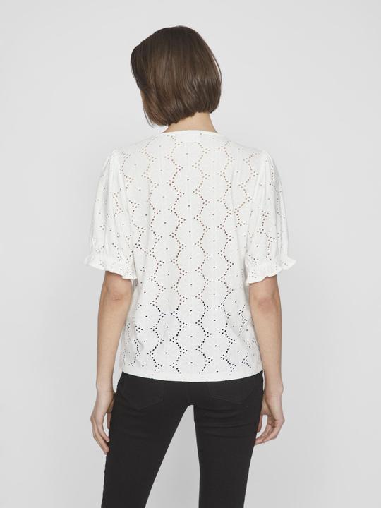 Actual product image Vila Round neck top with short sleeves (XL)
