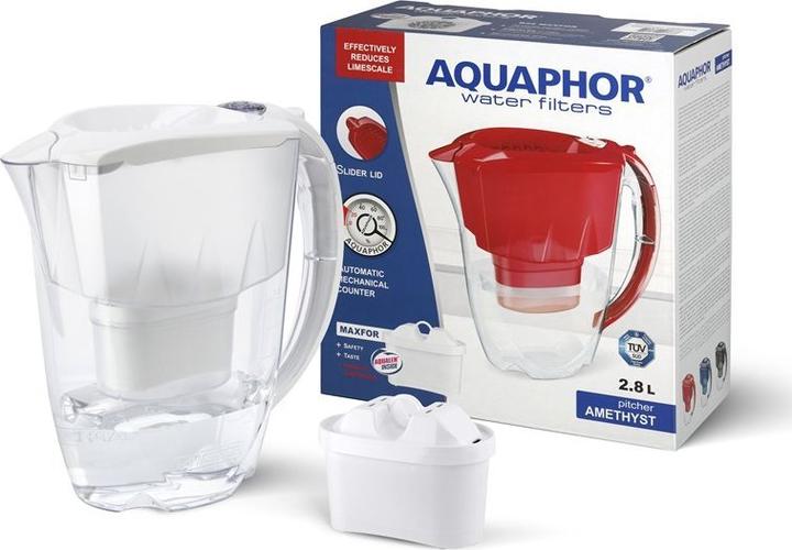 Produktbild Aquaphor Amethyst MF+ Water filter jug, 2.8 L, white