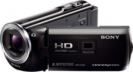 Sony HDR-PJ320E, FullHD, projector, 30x zoom, black (30 x)