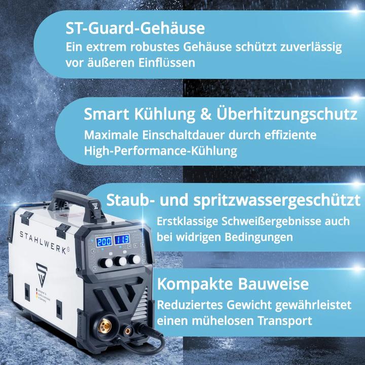 Actual product image Stahlwerk Welding device MIG MAG 200 Spot Puls Pro Combi device with spot function