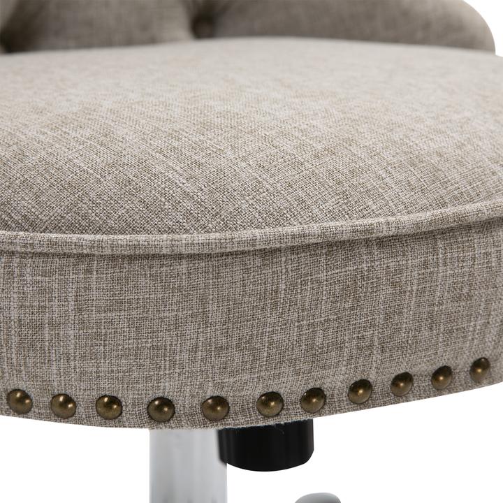 Immagine prodotto Homcom Polsterstuhl mit Chesterfield-Lehne