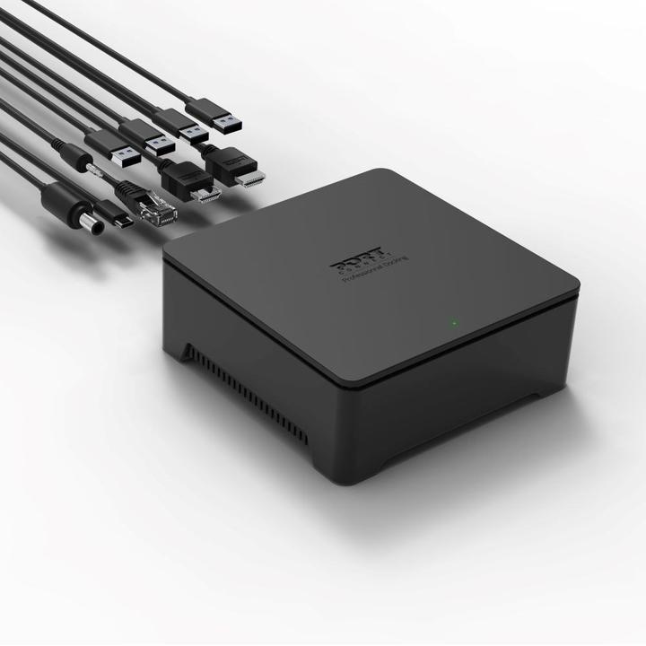 Immagine prodotto Port Designs DOCKING UNIVERSAL OFFICE 901908 2 X 2K-EU, USB-A/USB-C (USB-A, USB-C, 8 Porti)