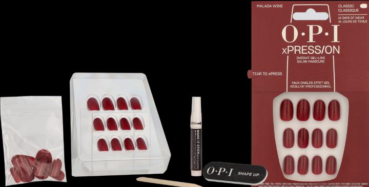 Actual product image OPI Xpress/On Nail Art (Malaga Wine, Gel-Effect Nail Polish)