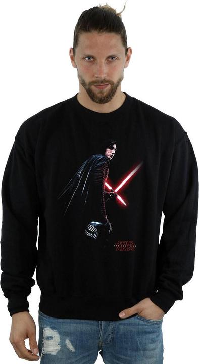 Actual product image Star Wars Mens The Last Jedi Kylo Ren Shadow Sweatshirt (XL)