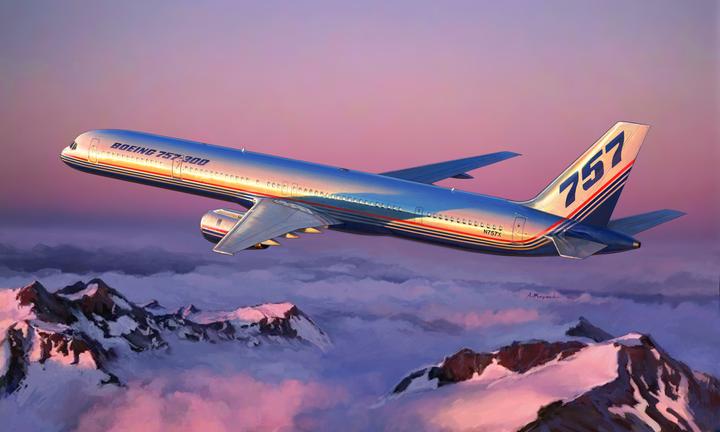 Image du produit Zvezda 7041-Boeing 757-300 Civil Airliner, 1/144 Scale, Kit modèle, ZS7041