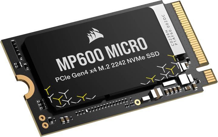 Produktbild Corsair MP600 MICRO 2TB NVMe PCIe M.2 2242 SSD (2000 GB, M.2 2242)