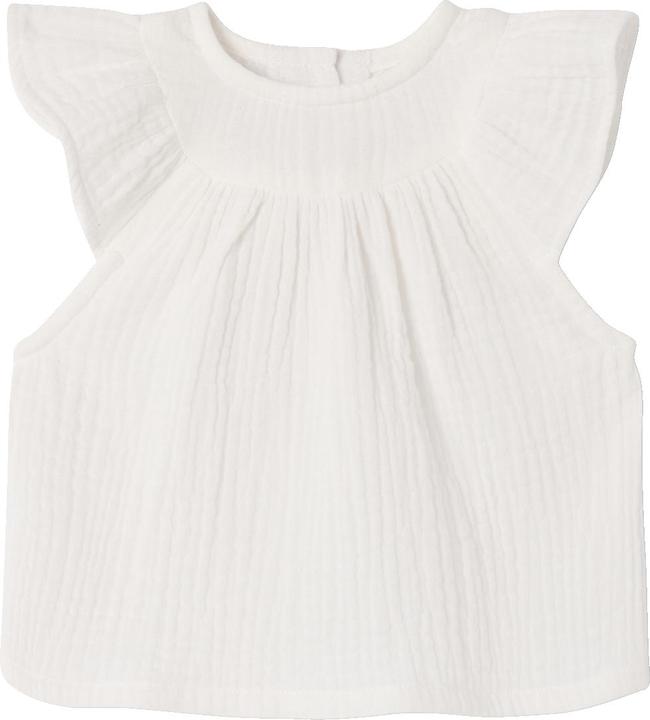 Image du produit Vertbaudet Mädchen Baby Bluse mit kurzen Volantärmeln (80)