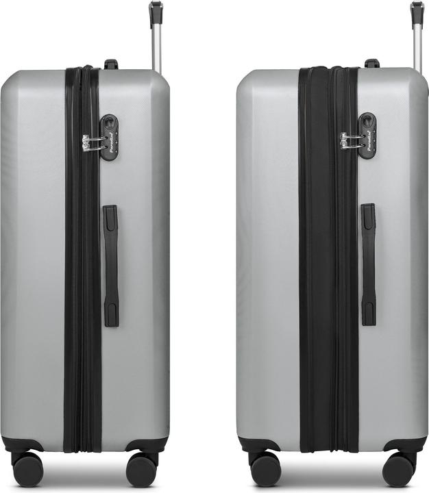 Immagine prodotto Check.In Paradise 2.0 4 Rollen Trolley L 78 cm mit Dehnfalte (110 l, XL (da 115l))
