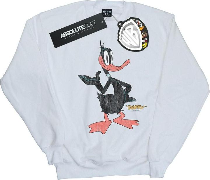 Looney Tunes Daffy Duck Distressed Sweatshirt Jungen