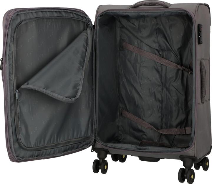 Produktbild D&N Travel Line 9704 4 Rollen Kofferset 3-teilig mit Dehnfalte (220 l, XL (ab 115l))