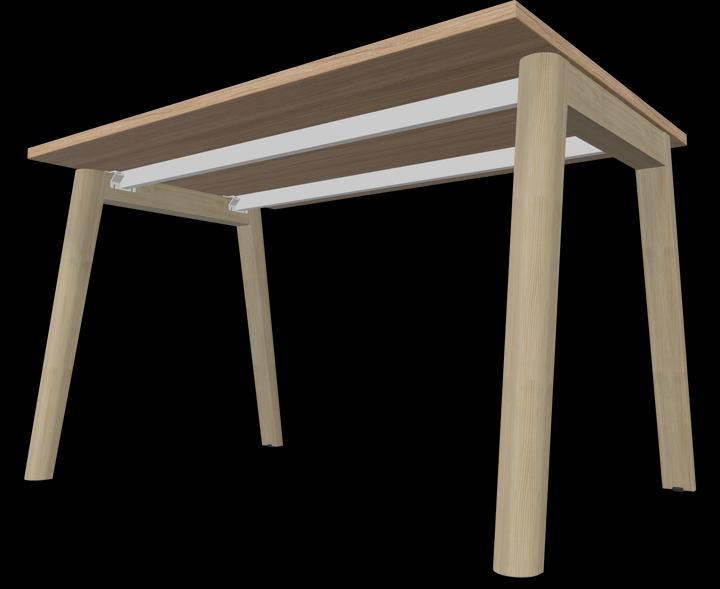 Image du produit Narbutas Bureau en bois Nova (1200 x 800 x 740 mm)