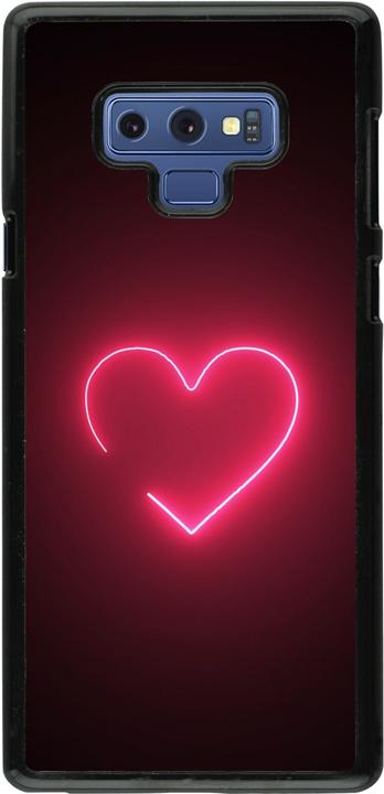 Produktbild PhoneLook Hülle Valentine 2023 single neon heart (Samsung Galaxy Note 9)