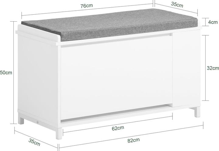 Actual product image SoBuy Shoe tipper (82 x 35 x 50 cm)