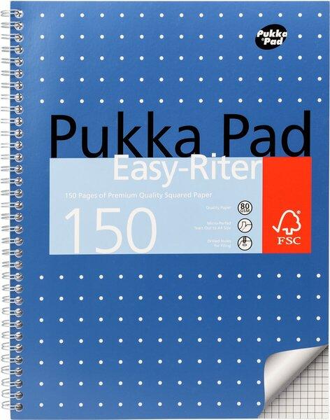 Actual product image Pukka Fun Pukka Metallic Easy Writer Collegeblock DIN A4 kariert 75 Blatt (A4, Checked)