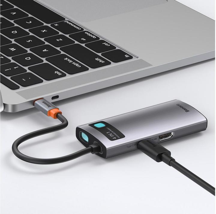 Actual product image Baseus Gleam Series 4-in-1 (USB-C, 1 Ports)