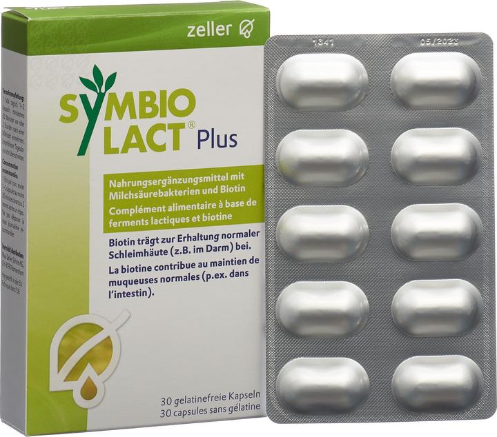 Produktbild SymbioPharm SYMBIOLACT Plus Kapseln (30 Stk) (30 Stück, Kapseln, 44 g)