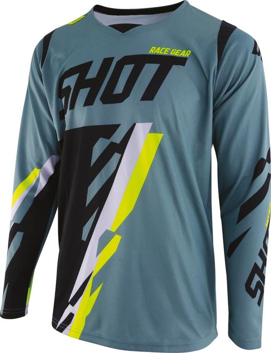 Shot CONTACT SCORE Jersey kaki-neon gelb XXL (XXL)