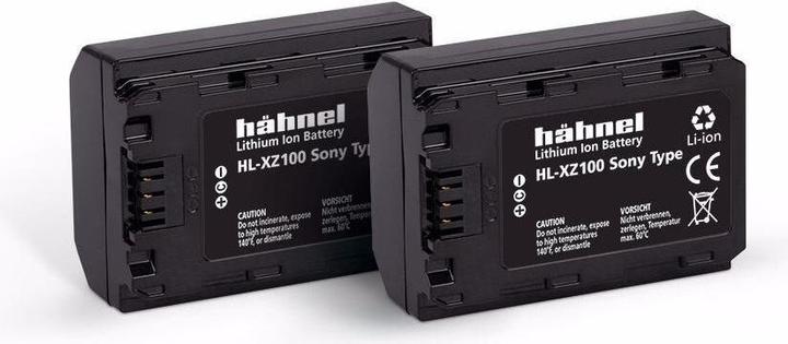 Actual product image Hähnel HL-XZ100, 2pcs camera battery replaces original battery NP-FZ100 7.2 V 2000 mAh (Camera battery)