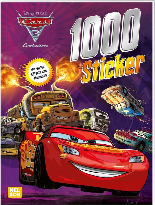 Produktbild Disney Cars 3: 1000 Sticker
