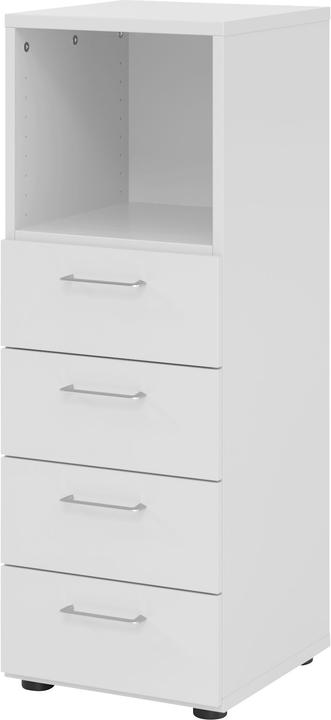 Immagine prodotto Scaffale 3OH, 4 cassetti, BS grigio/grigio