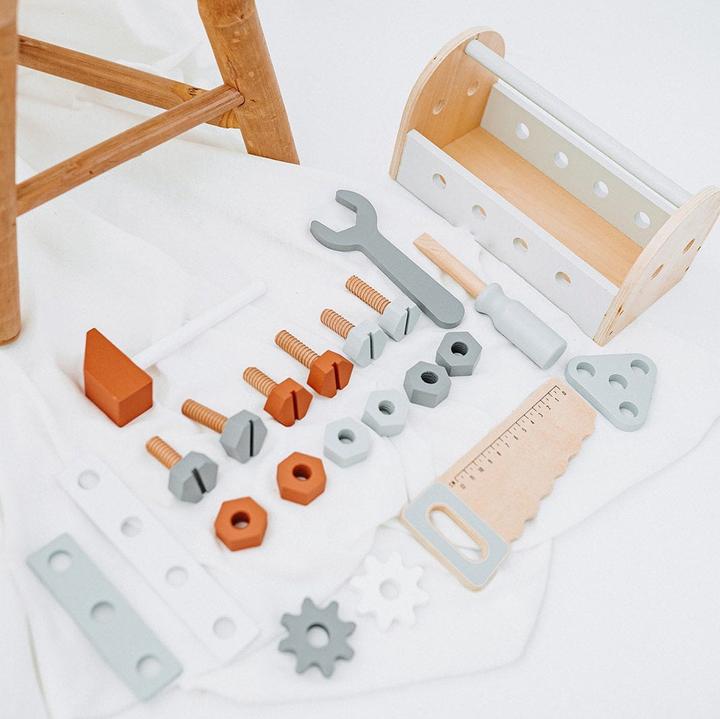 Produktbild Activity Board Werkzeugkasten, Geschenk für Geburtstagsjungen, Geburtsgeschenk, Werkzeugkinder