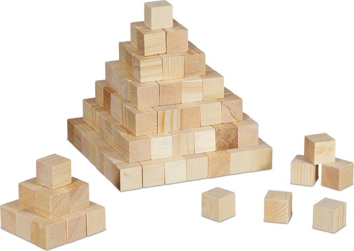 Immagine prodotto Relaxdays 160x cubetti di legno