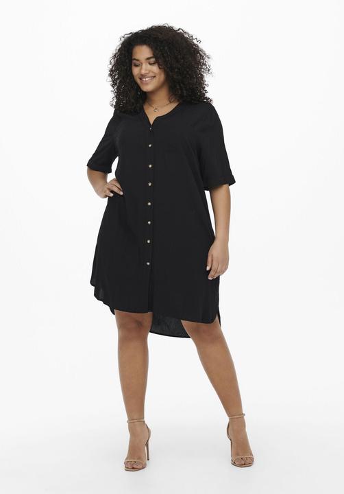 Actual product image Only Curvy viscose 2/4 sleeve tunic dress (46)