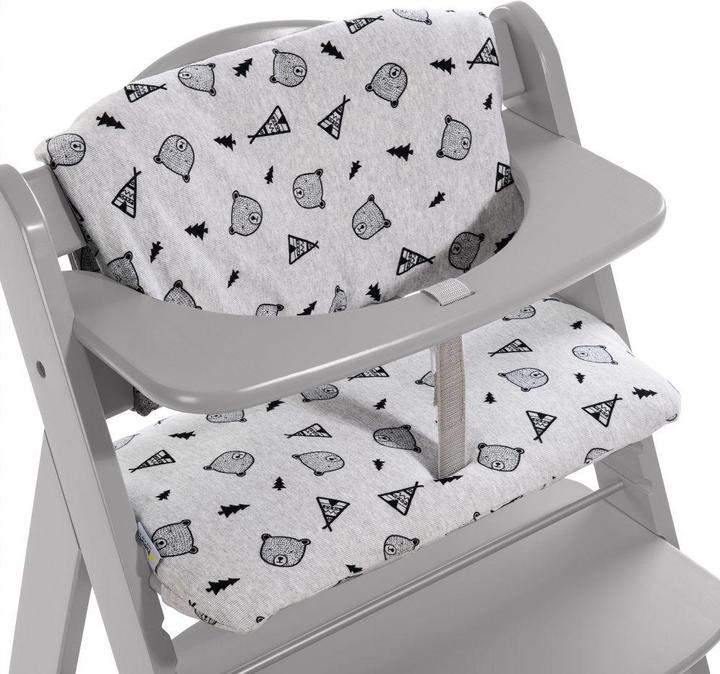 Actual product image Hauck Highchairs Highchair Alpha Plus Grey - in economy set incl. dining board (Highchair)