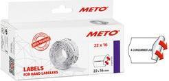 Image du produit METO Etiquettes pré-imprimées pour étiqueteuses de prix, 32 x 19 mm adaptées à Classic L, 2 lignes,