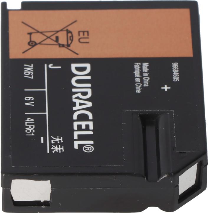 Image du produit Duracell Batterie 7K67 Flatpack 4LR61, V4918, V4018, 5000394767102 (1 pcs, J, 570 mAh)