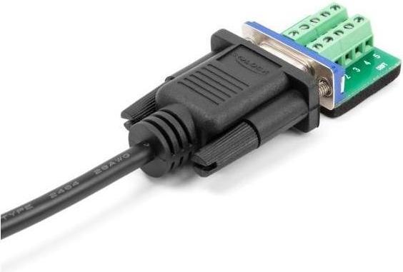 Produktbild Delock Seriell Kabel RS-232 D-Sub9 Stecker zu Stecker mit sc (0.50 m)