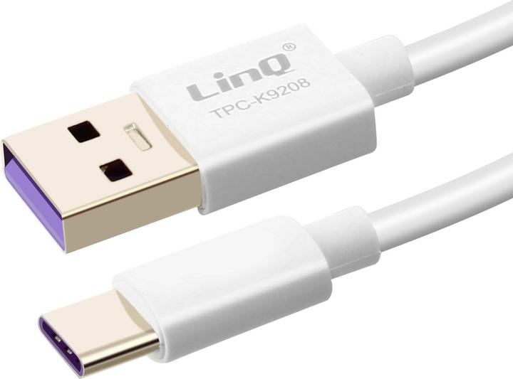 Actual product image LinQ USB-C 5A Supercharge Cable (1 m, USB 3.2 Gen 1)