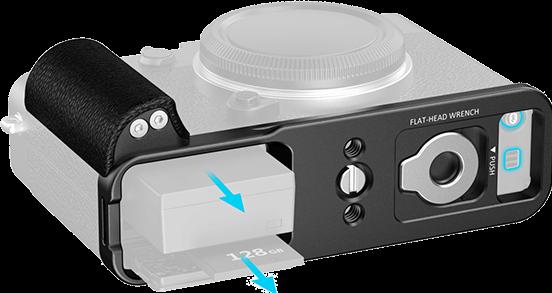 Image du produit SmallRig L-Winkel mit Silikongriff für X-E5