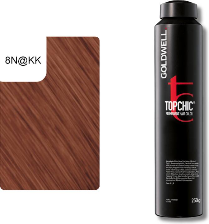 Actual product image Goldwell Topchic Elumenated (8NKK light blonde elumenated intense copper)
