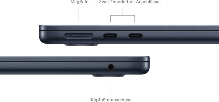 Produktbild Apple MacBook Air – 2024 (13.60", M3, 16 GB, 256 GB, DE)