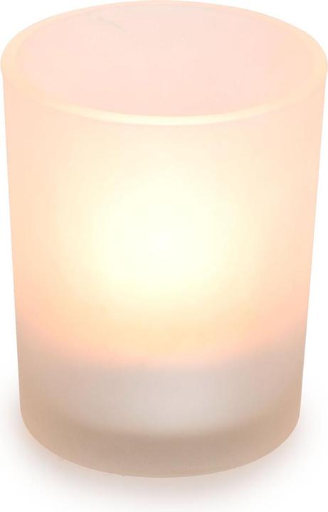 Image du produit Pajoma Verre votif blanc H 6.5cm, ø5.5cm