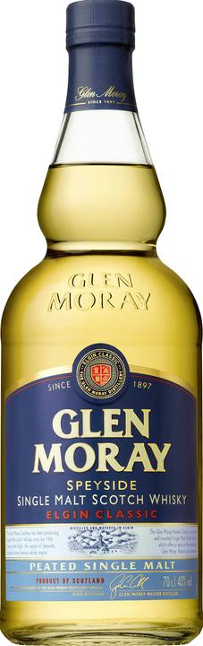 Immagine prodotto Glen Moray Elgin Classic Small Batch Release Peated Single Malt Scotch Whisky con cassa (Single Malt, Whisky scozzese, 1 x 70 cl)