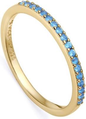 Viceroy Elegant gold-plated ring with blue zirconia Trend 9118A014 - Circuit: 54 mm (54)