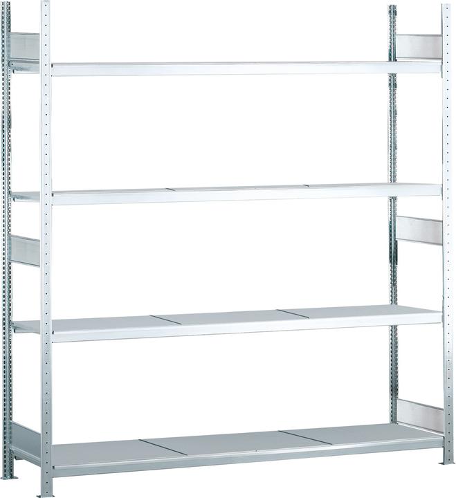 Actual product image Schulte Lagertechnik Wide span rack, with steel shelf, height 2500 mm