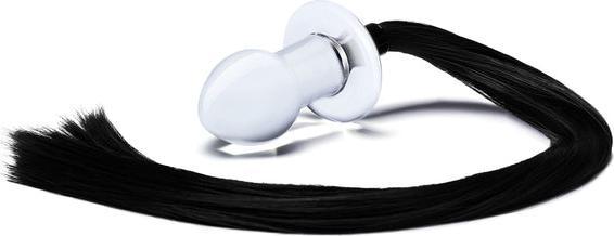 Immagine prodotto Gläs Plug anale in vetro con coda di cavallo