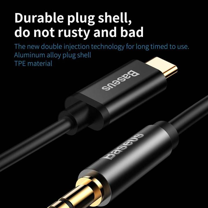 Immagine prodotto Baseus 3,5 mm USB C (1.20 m, Connettore da 3,5 mm (AUX))