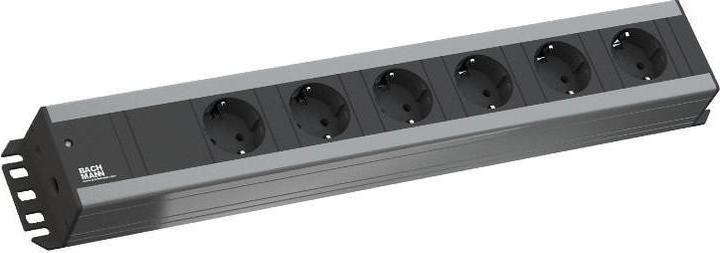Produktbild Bachmann Verlängerungsschnur (6 x, CEE 7/3, 2 m)