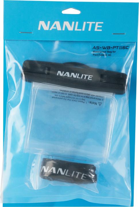 Actual product image Nanlite Waterproof bag for PavoTube II 6C