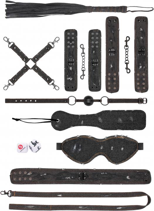 Productafbeelding Ouch! Denim Bondage Kit - Stoere Denim Stijl