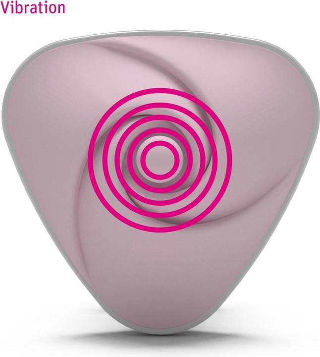 Actual product image Mystim Hearts Desire Lay-On Vibrator Rose