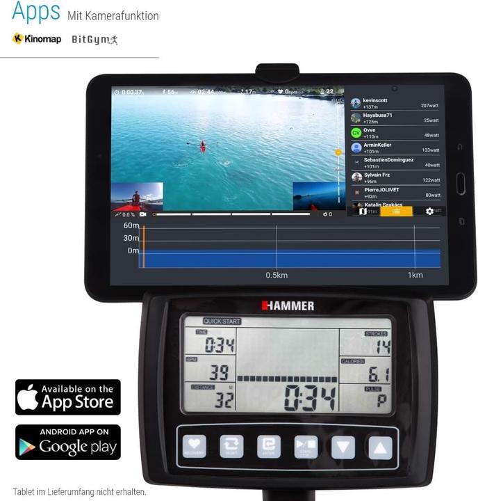 Actual product image Hammer Fitness Water Stream II