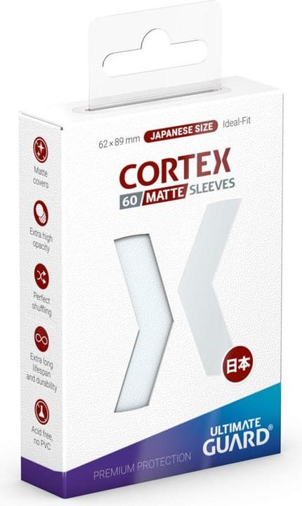 Ultimate Guard 60 pochette Cortex Sleeves formato giapponese Trasparente