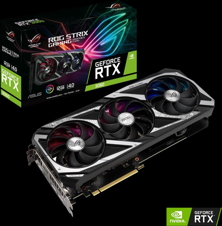 Produktbild ASUS ROG STRIX RTX 3060 O12G-V2 GAMING (12 GB)